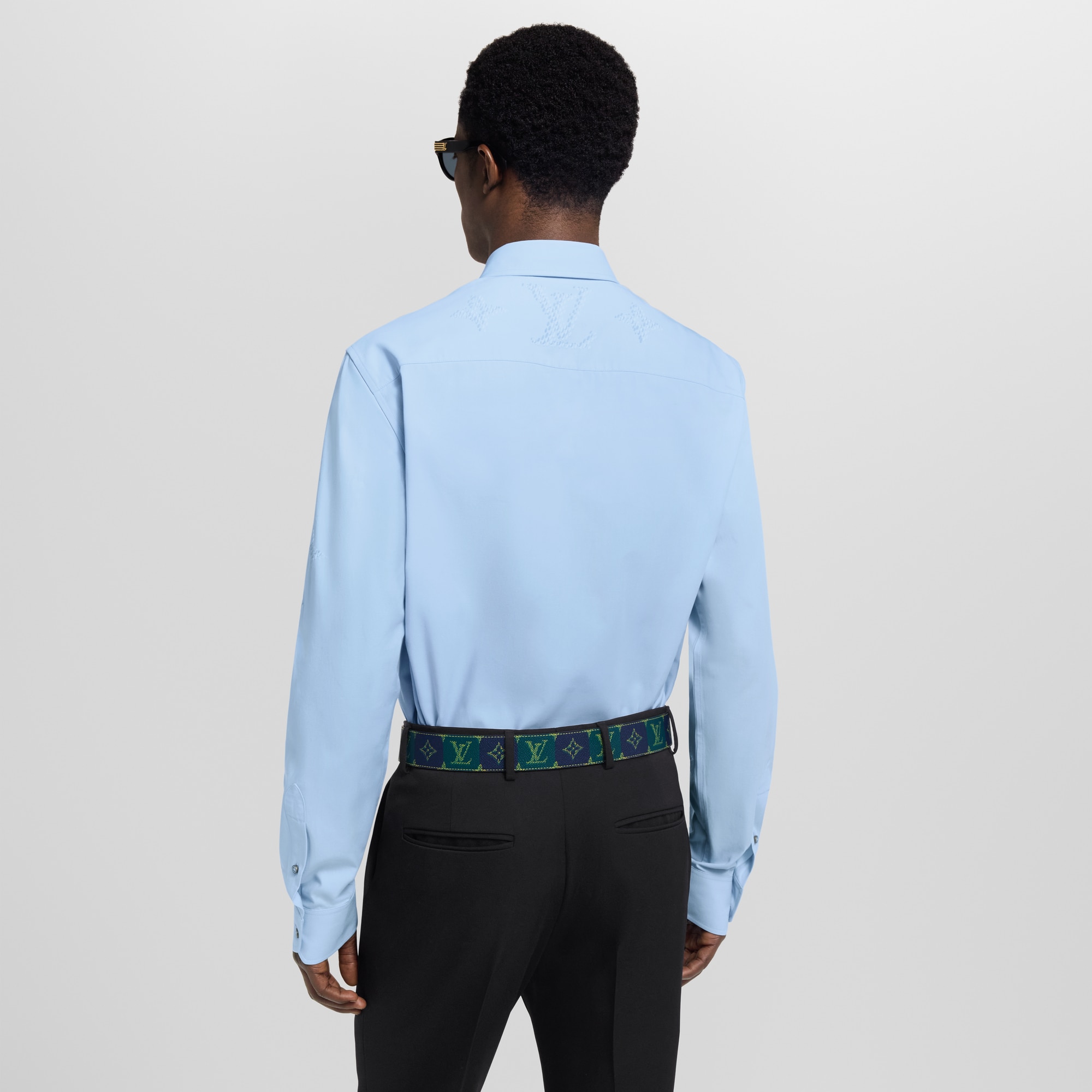 Monogram Printed Long-Sleeved Shirt - Men - Ready-to-Wear | LOUIS